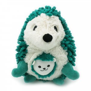 Peluche les ptipotos hérisson et son bébé piktou vert Les deglingos