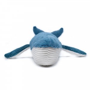 Peluche géante les ptipotos baleine et son bébé gravillou bleu Les deglingos