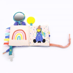 Livre d'éveil kiprokos le zèbre Les deglingos