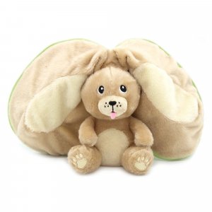 Peluche réversible flipetz chien et pomme Les deglingos