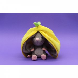 Peluche réversible flipetz souris et citron Les deglingos
