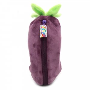 Peluche réversible flipetz éléphant et aubergine Les deglingos