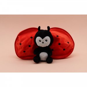 Peluche réversible flipetz coccinelle et tomate Les deglingos