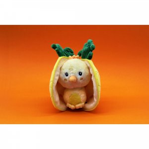 Peluche réversible flipetz poussin et ananas Les deglingos