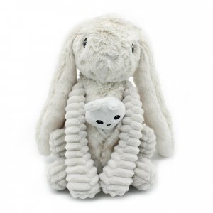 Peluche les ptipotos lapin et son bébé gris Les deglingos