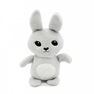 Peluche les ptipotos lapin et son bébé gris Les deglingos
