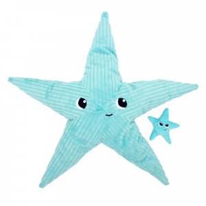 Peluche les ptipotos étoile de mer et son bébé aqua Les deglingos