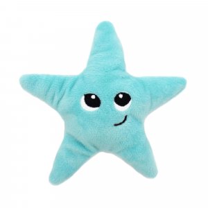 Peluche les ptipotos étoile de mer et son bébé aqua Les deglingos