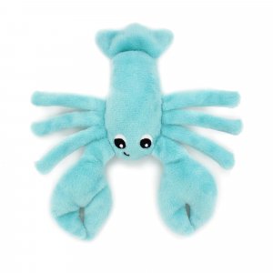 Peluche les ptipotos homard et son bébé aqua Les deglingos