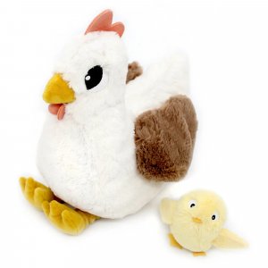 Peluche les ptipotos poule et son bébé Les deglingos