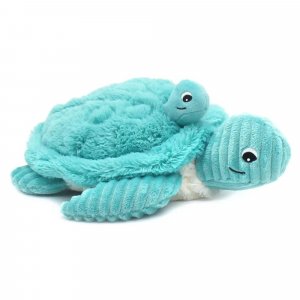 Peluche les ptipotos maman et bébé tortue aqua Les deglingos