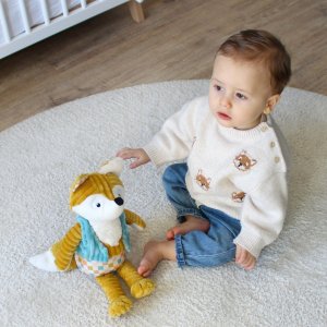 Peluche original cyranos le renard 24 cm Les deglingos