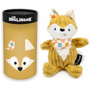 Peluche simply 22 cm cyranos le renard Les deglingos