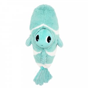 Peluche les ptipotos poisson clown maman et bébé aqua Les deglingos