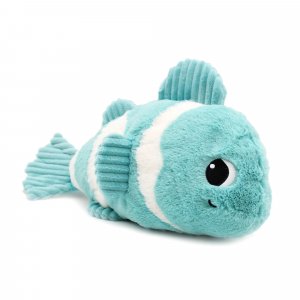 Peluche les ptipotos poisson clown maman et bébé aqua Les deglingos