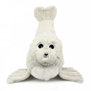 Peluche les ptipotos otarie maman et bébé gris clair Les deglingos