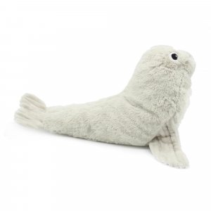 Peluche les ptipotos otarie maman et bébé gris clair Les deglingos