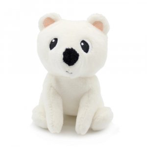 Peluche les ptipotos ours polaire maman et bébé blanc Les deglingos