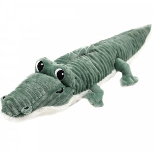Peluche les ptipotos le crocodile croketou maman et bébé Les deglingos