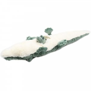 Peluche les ptipotos le crocodile croketou maman et bébé Les deglingos