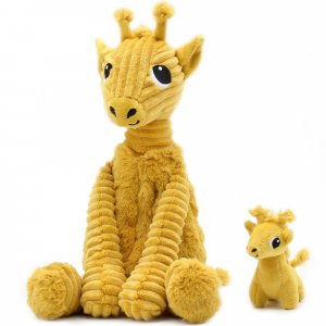 Peluche les ptipotos la girafe loncou maman et bébé Les deglingos
