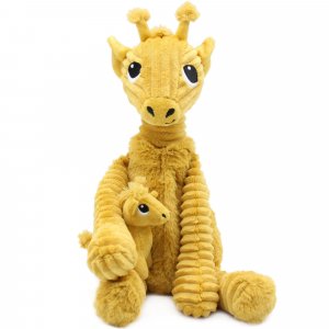 Peluche les ptipotos la girafe loncou maman et bébé Les deglingos