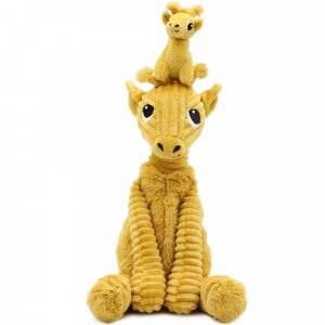 Peluche les ptipotos la girafe loncou maman et bébé Les deglingos