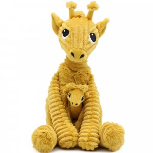 Peluche les ptipotos la girafe loncou maman et bébé Les deglingos