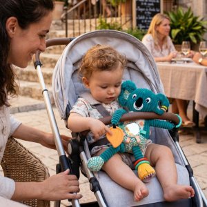 Peluche d'activités nomade berlingos le koala Les deglingos
