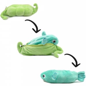 Peluche réversible flipetz poisson & pois Les deglingos