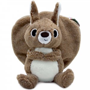 Peluche réversible flipetz écureuil & gland Les deglingos
