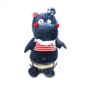 Peluche original hippipos l'hippopotame Les deglingos