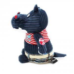 Peluche original hippipos l'hippopotame Les deglingos