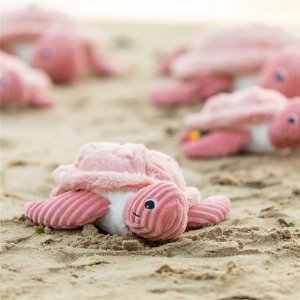 Peluche les ptipotos maman et bébé tortue rose Les deglingos