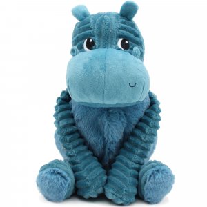 Peluche les ptipotos l'hippopotame bibou maman et bébé Les deglingos