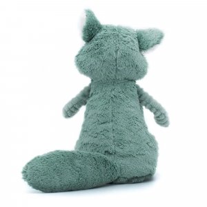 Peluche les ptipotos raton laveur netoitou vert Les deglingos