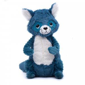 Peluche les ptipotos raton laveur netoitou bleu Les deglingos