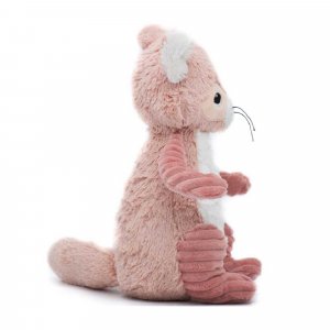 Peluche les ptipotos raton laveur netoitou rose Les deglingos