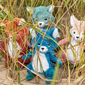 Peluche les ptipotos raton laveur netoitou rose Les deglingos