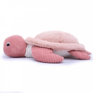 Peluche géante les ptipotos tortue sauvenou rose Les deglingos