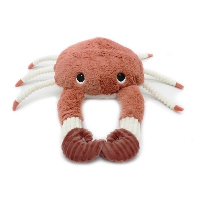 Peluche géante les ptipotos crabe et son bébé cassecou terracotta