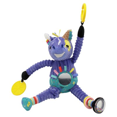 Peluche d'activités de voyage kiprokos le zèbre