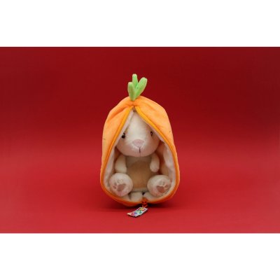 Peluche réversible flipetz lapin et carotte