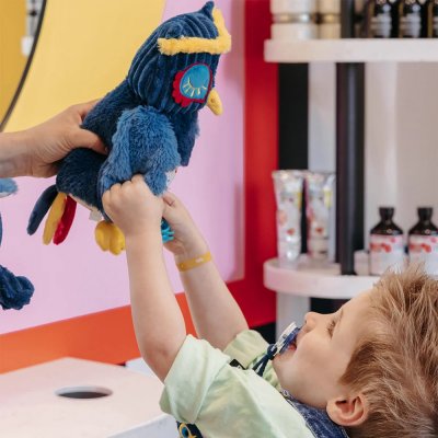 Peluche original astro le hibou 23 cm