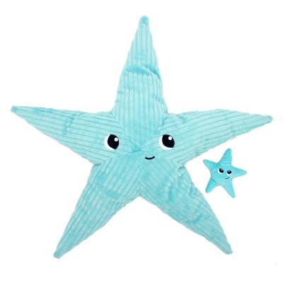 Peluche les ptipotos étoile de mer et son bébé aqua