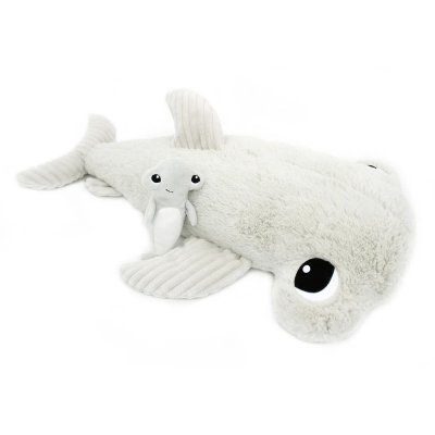 Peluche les ptipotos requin et son bébé gris