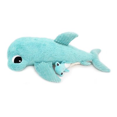 Peluche les ptipotos requin et son bébé aqua