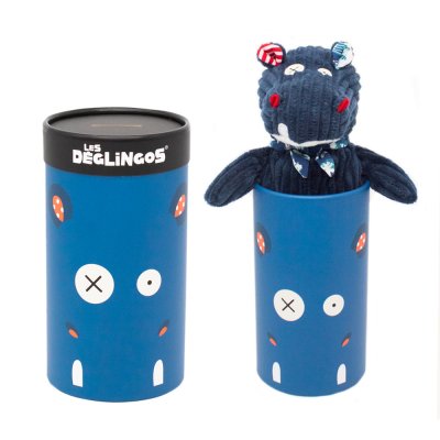 Peluche simply 33 cm hippipos l'hippopotame