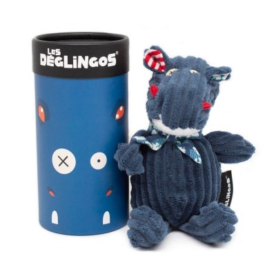 Peluche simply 22 cm hippipos l'hippopotame