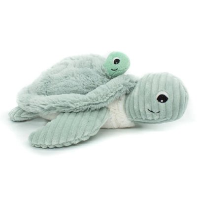 Peluche les ptipotos maman et bébé tortue menthe